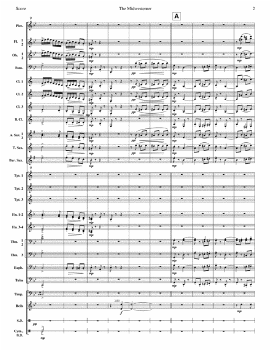 The Midwesterner Concert Band scores gallery preview page 3