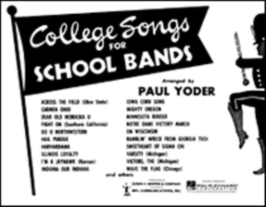 College Songs for School Bands – 2nd F Horn Marching Band scores gallery preview page 1