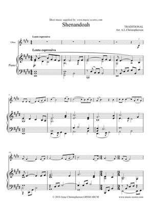 Shenandoah - Oboe and Piano