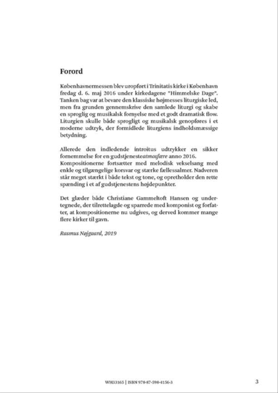 Kobenhavnermesse Kobenhavnermesse 4-Part scores gallery preview page 2