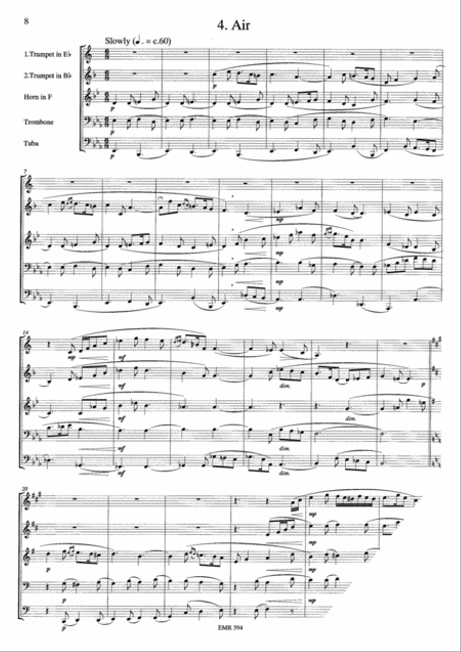 Brass Quintet No. 4 Brass Quintet No. 4 Brass Quintet scores gallery preview page 13