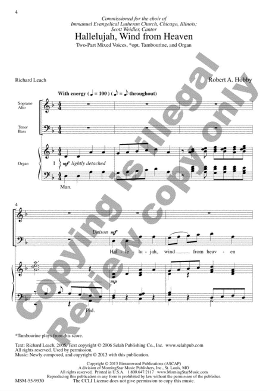 O Lord of Light: Nine Two-Part Mixed Anthems for the Church Year 2-Part scores gallery preview page 3