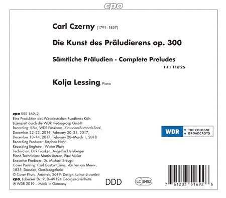 Czerny: Die Kunst des Praludierens, Op. 300  Sheet Music