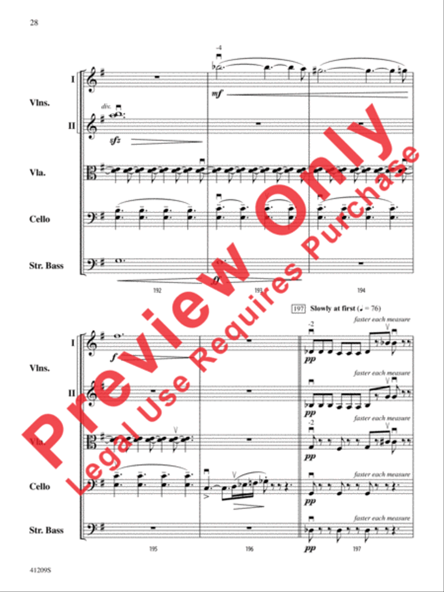 The Wizard of Oz String Orchestra scores gallery preview page 29