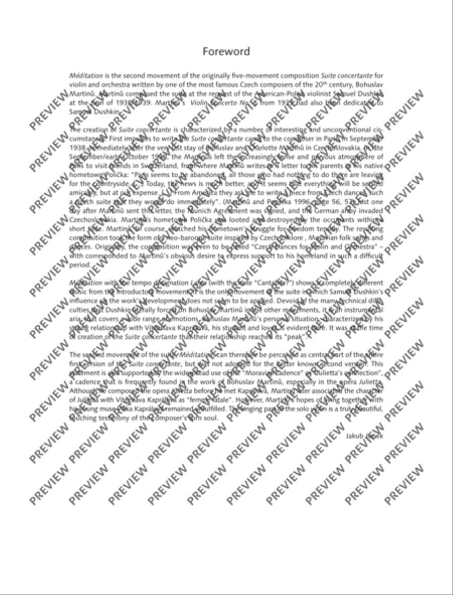 Méditation Piano scores gallery preview page 6