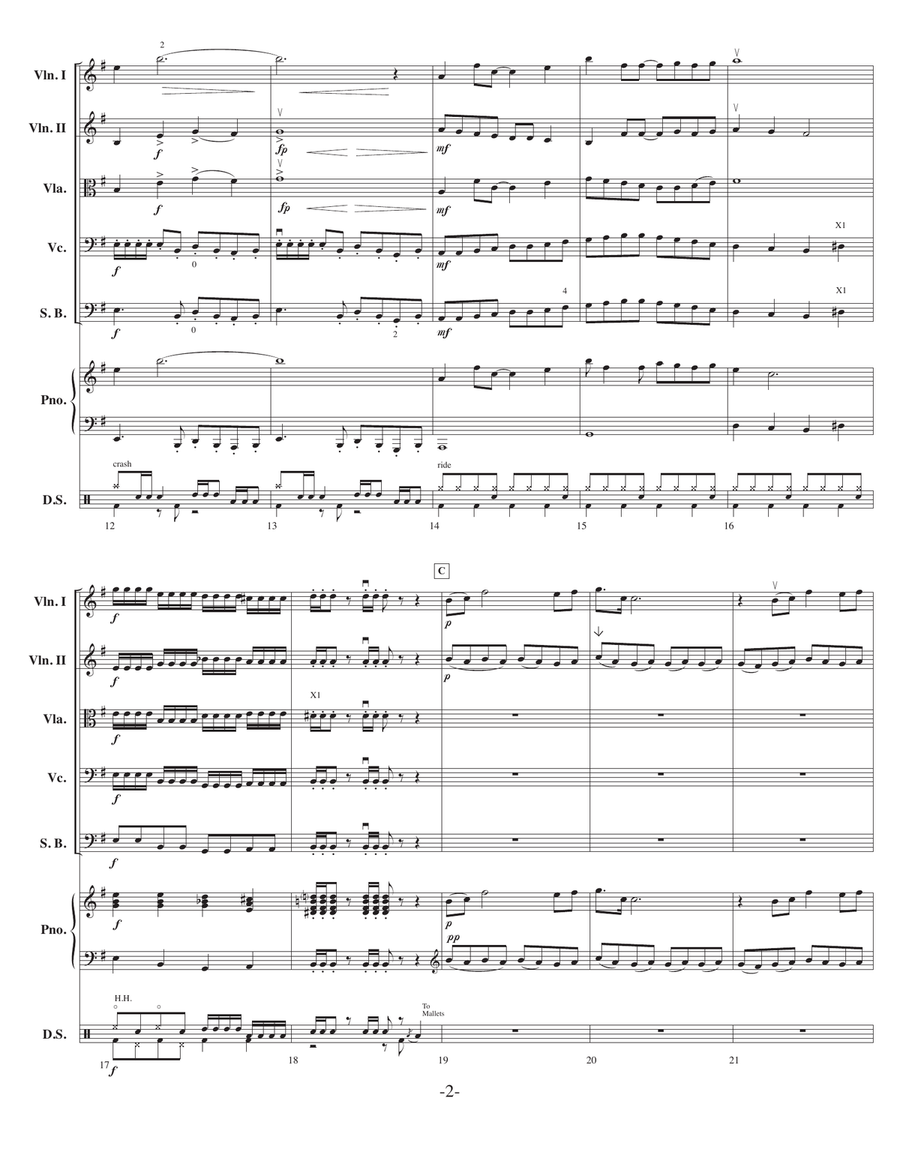 The Serpent (of Rock Lake) String Orchestra scores gallery preview page 2