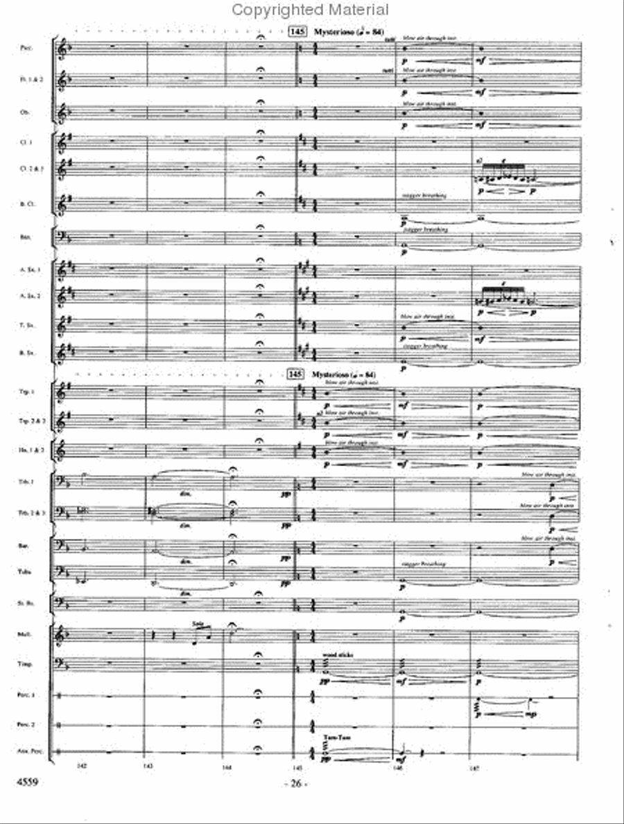 Into the Raging River Into the Raging River Concert Band scores gallery preview page 25