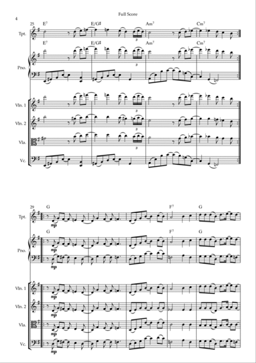 How Deep Is Your Love Small Ensemble scores gallery preview page 4