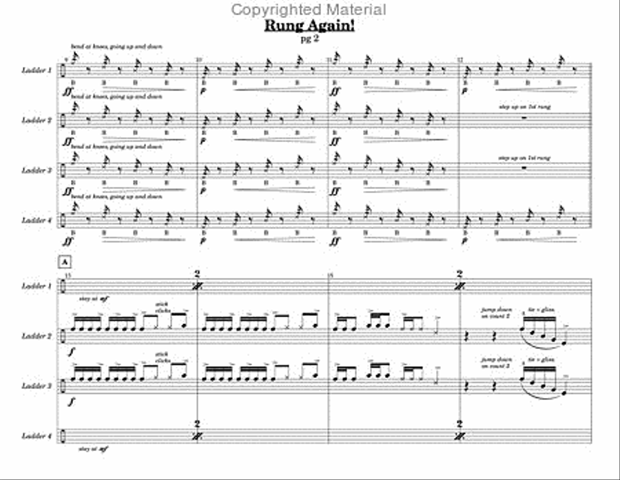 Rung Again! Percussion Ensemble scores gallery preview page 4