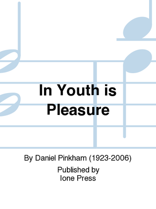 Book cover for In Youth is Pleasure