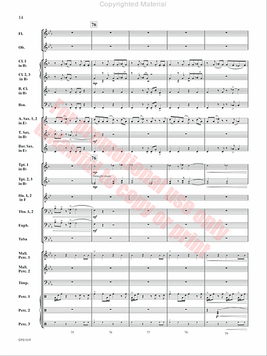 Jumpstart Concert Band scores gallery preview page 15