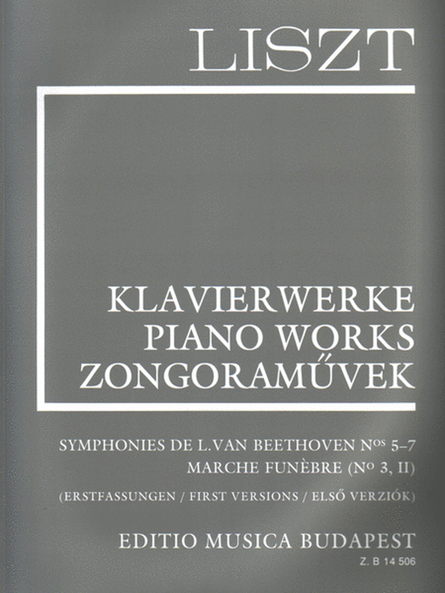 Symphonies De L. Van Beethoven Nos 5-7, Marche Funebre (No. 3, II) (Suppl.11)