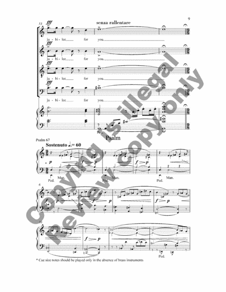 Jubilee and Psalm (Organ/Choral Score)