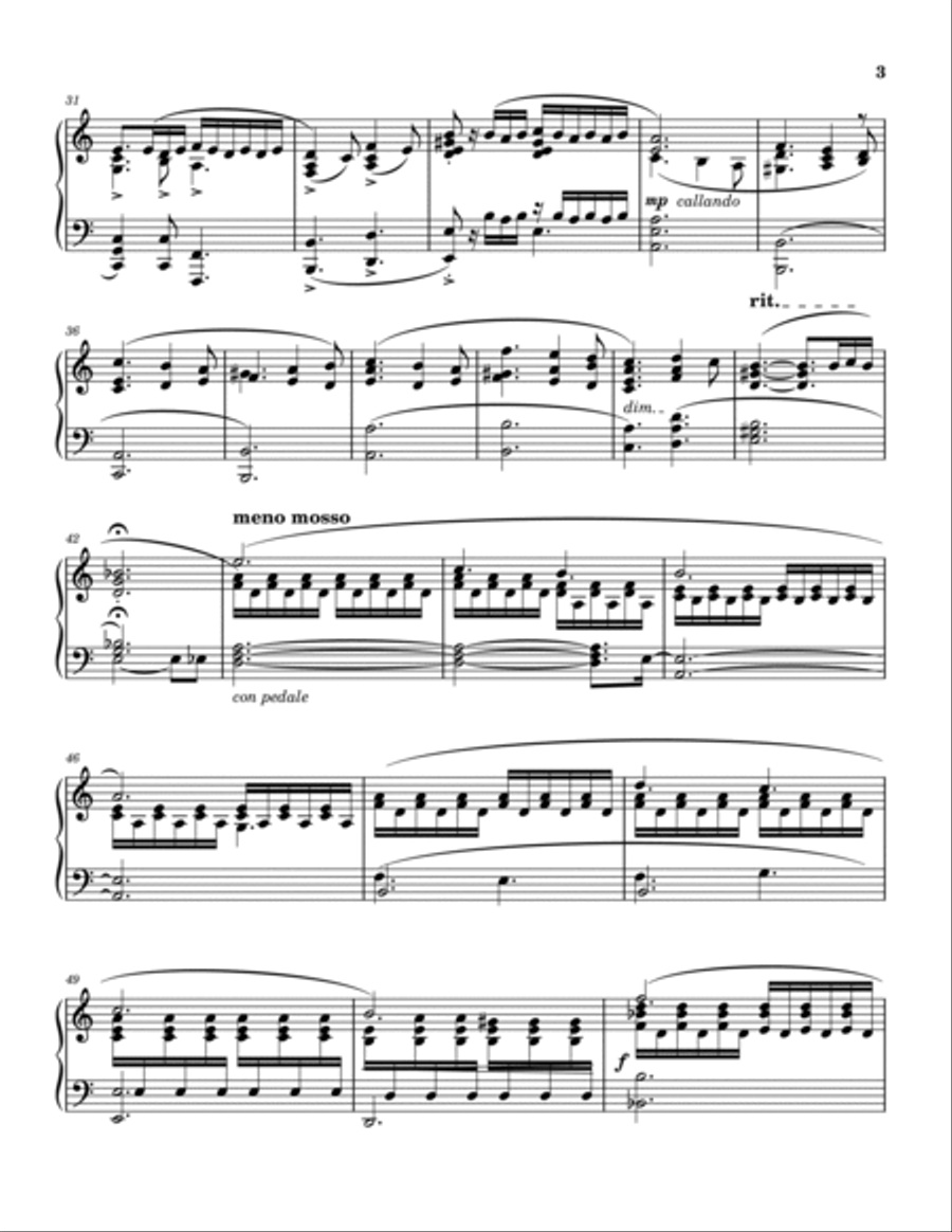 Torrents Piano Solo scores gallery preview page 3