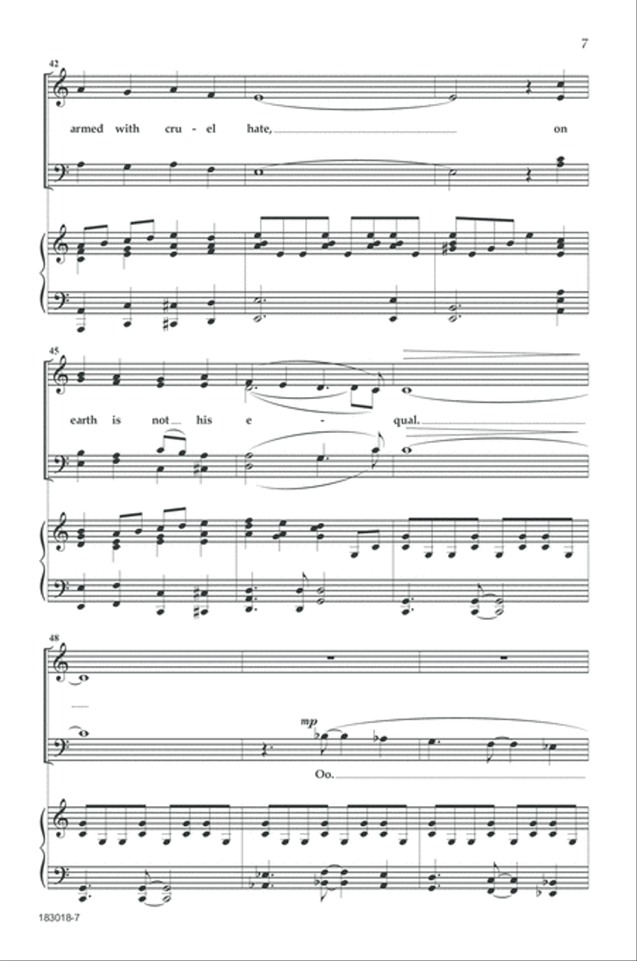 A Mighty Fortress 4-Part scores gallery preview page 6