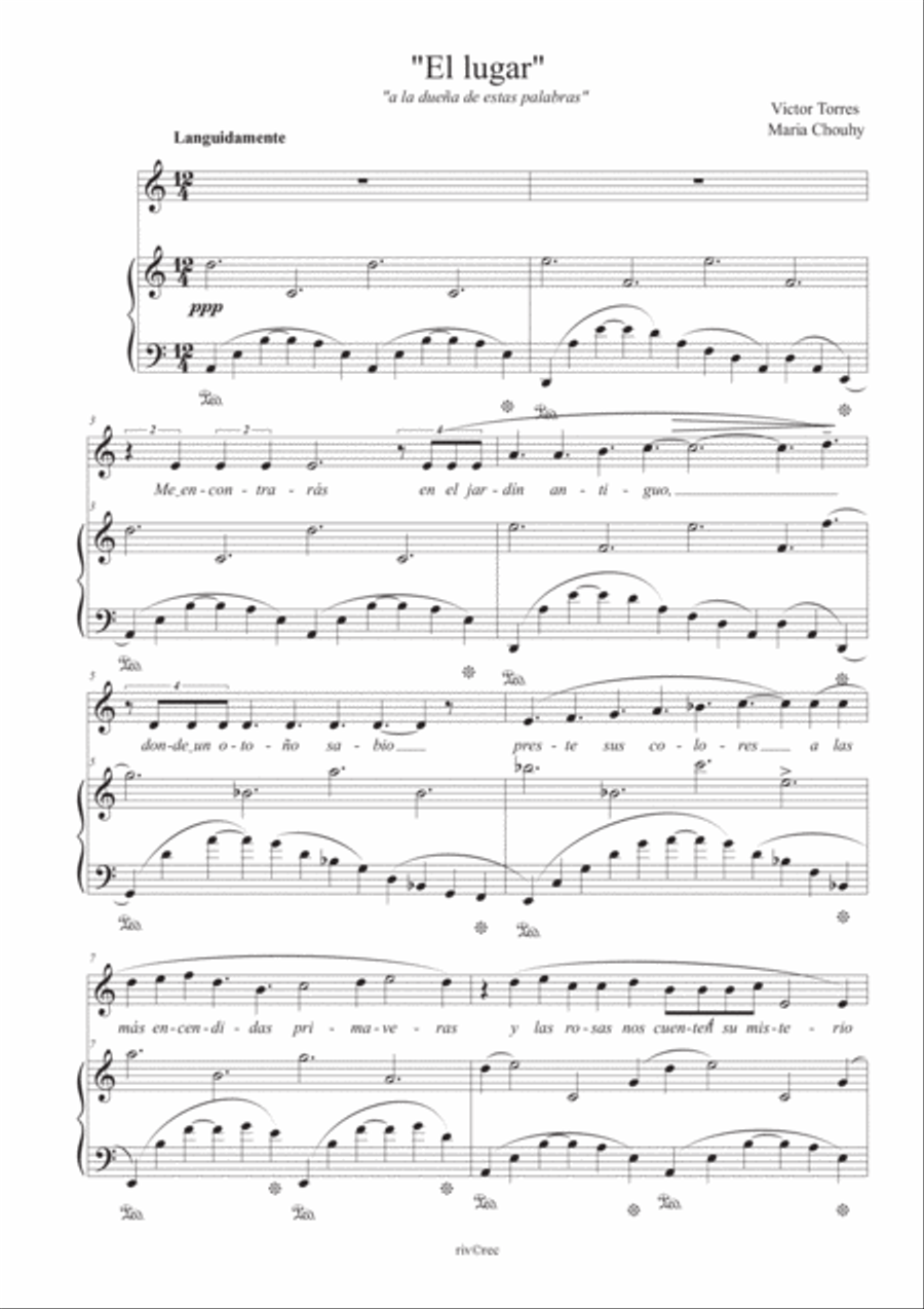 El lugar (A minor) El lugar (A minor) Small Ensemble scores gallery preview page 1