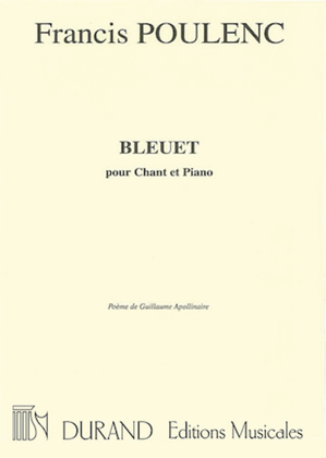 Book cover for Bleuet (Poeme de Guillaume Appolinaire)