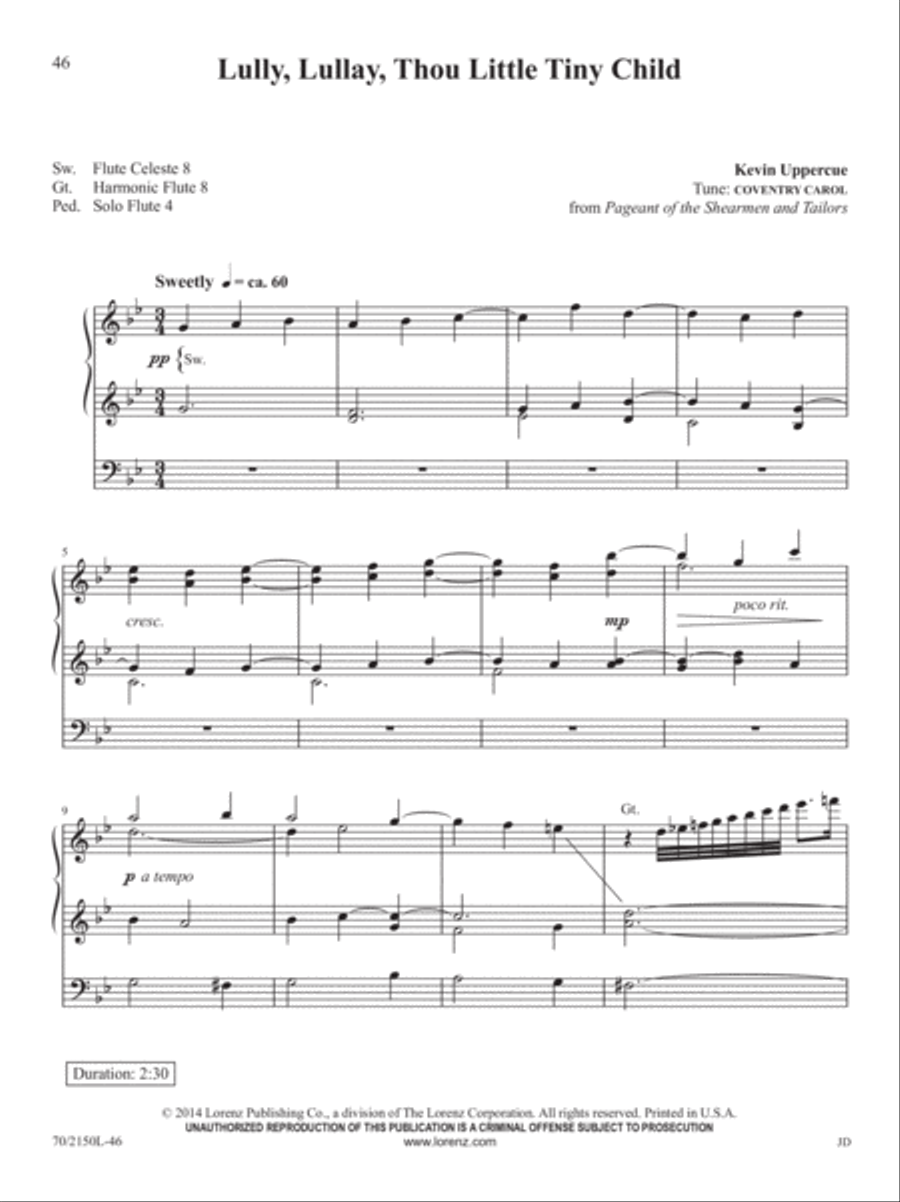 The Sacred Organ Library, Vol. 4 Organ Solo scores gallery preview page 14