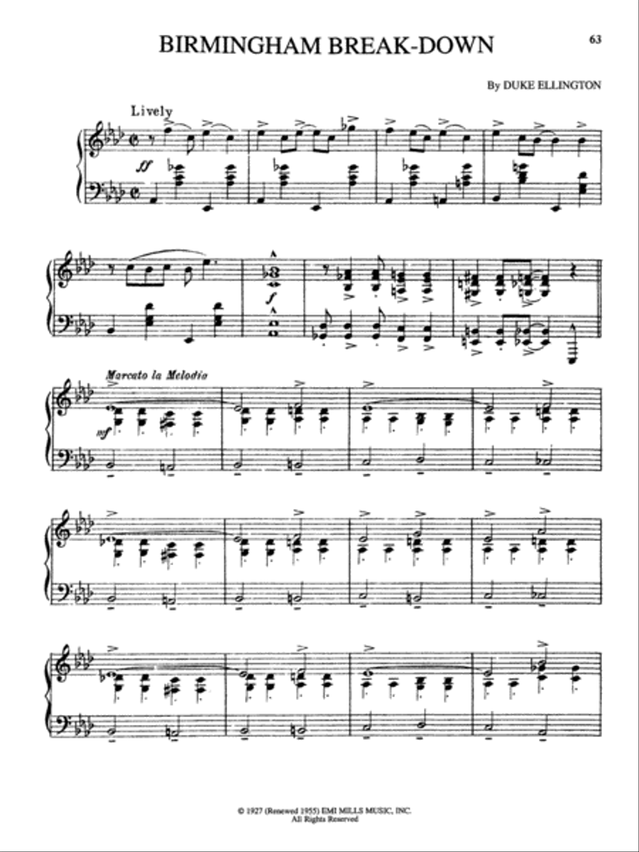 Rediscovered Ellington Rediscovered Ellington Piano Solo scores gallery preview page 4