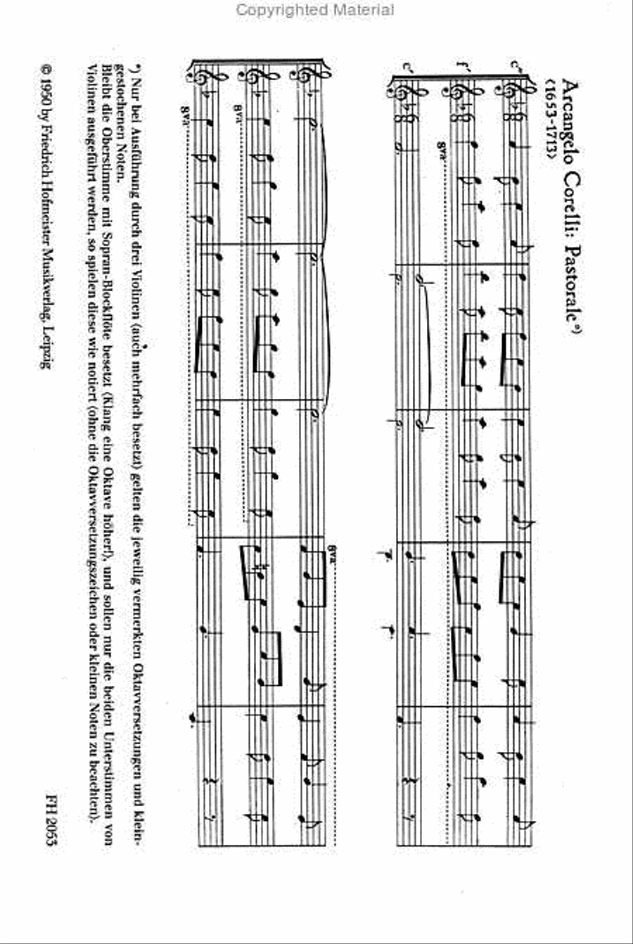 Drei Pastoralen Tenor Recorder scores gallery preview page 2