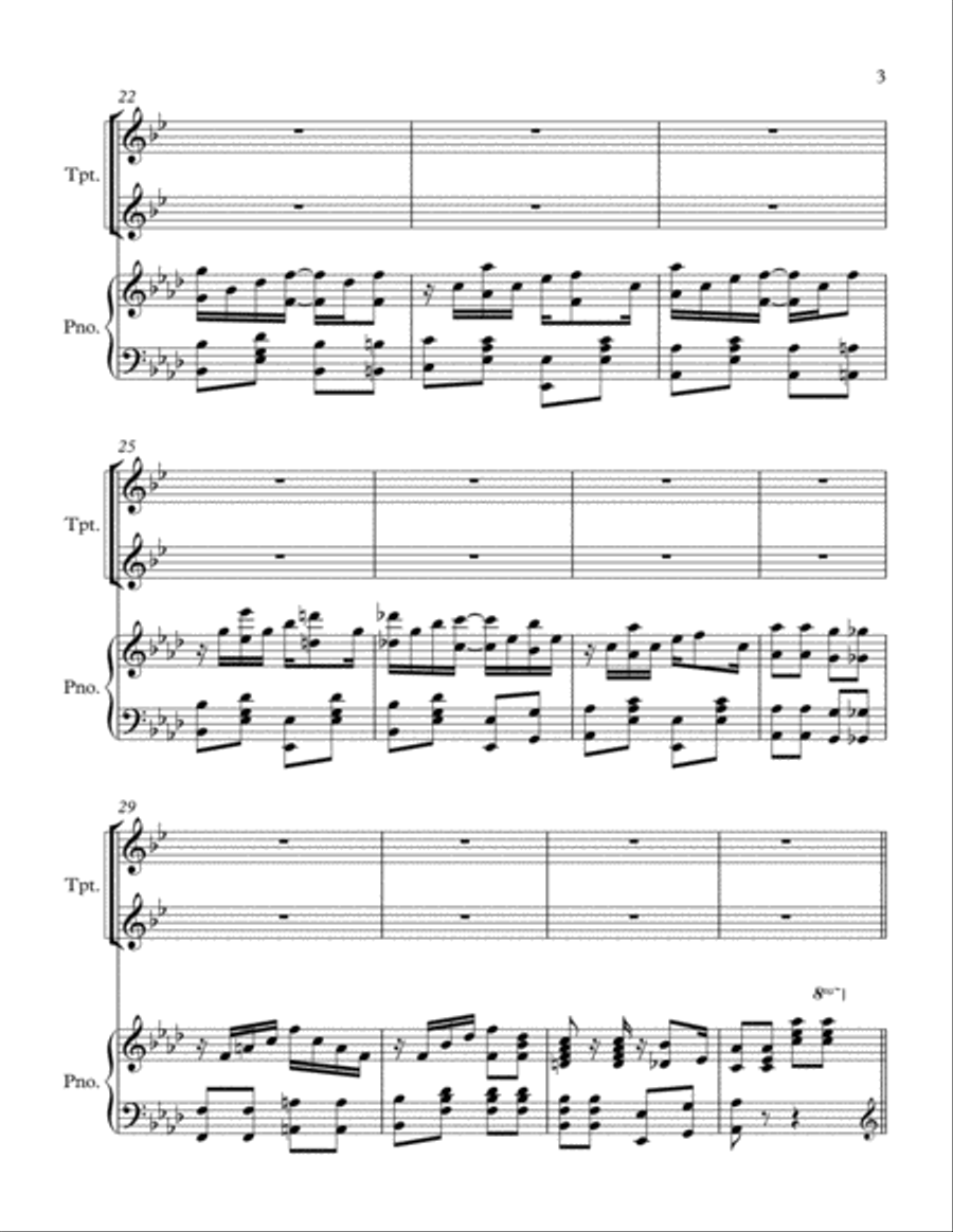 Maple Leaf Rag Maple Leaf Rag Trumpet Solo scores gallery preview page 3
