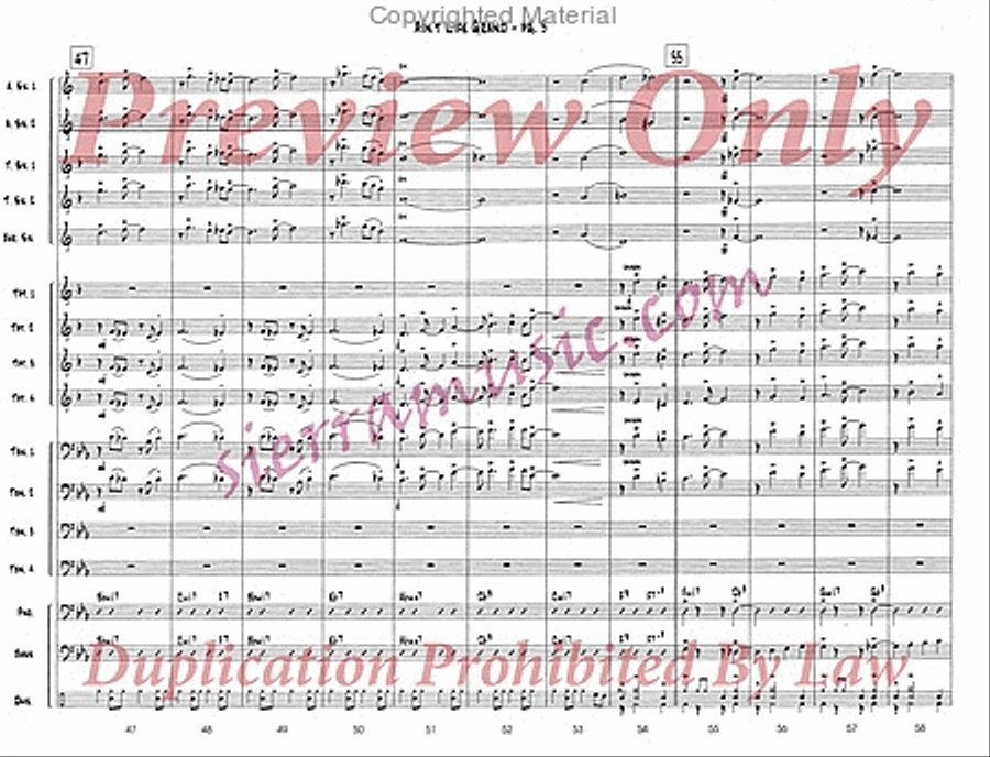 Ain't Life Grand Ain't Life Grand Big Band scores gallery preview page 6