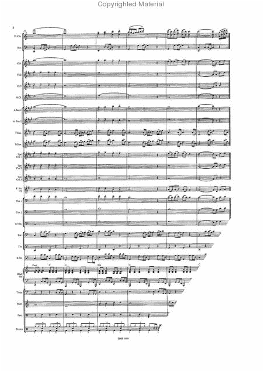 ABBA Forever Concert Band scores gallery preview page 8