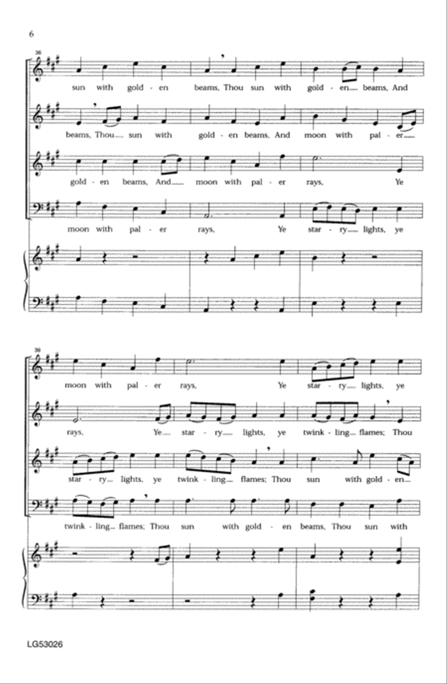 And Sing Eternally (New England Hymnody) (I. Creation - Zion's Hill - A Musical Concert) Choir scores gallery preview page 4