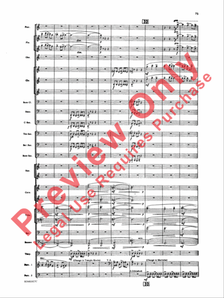 La Fiesta Mexicana La Fiesta Mexicana Concert Band scores gallery preview page 78
