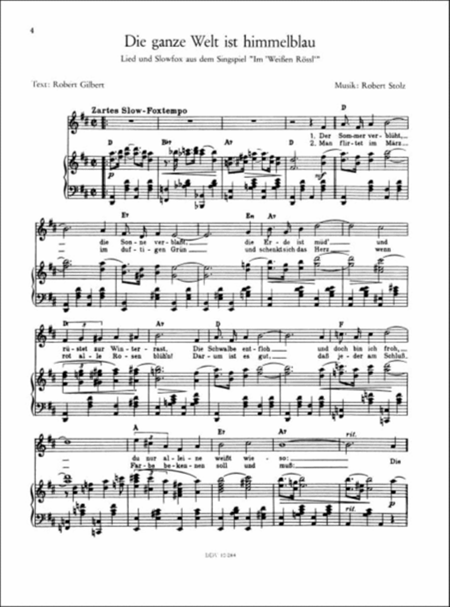 Robert-Stolz-Melodien, Bd. 1 Voice Solo scores gallery preview page 2