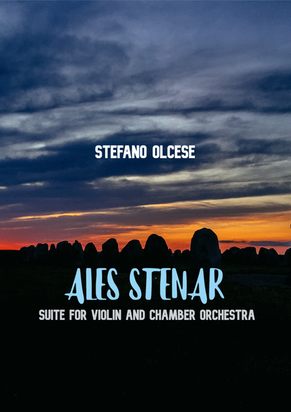 ALES STENAR, suite for violin and chamber orchestra - Score Only image number null