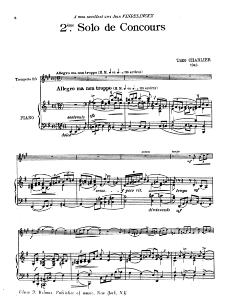 Second Solo de Concours Cornet scores gallery preview page 3