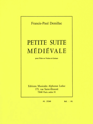 Petite Suite Medievale (flute & Guitar)