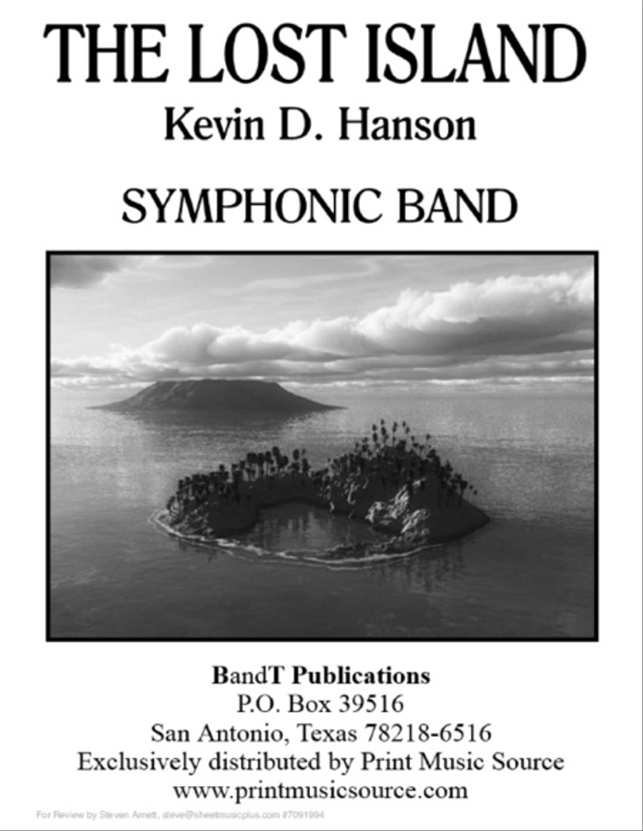 The Lost Island The Lost Island Concert Band scores gallery preview page 1