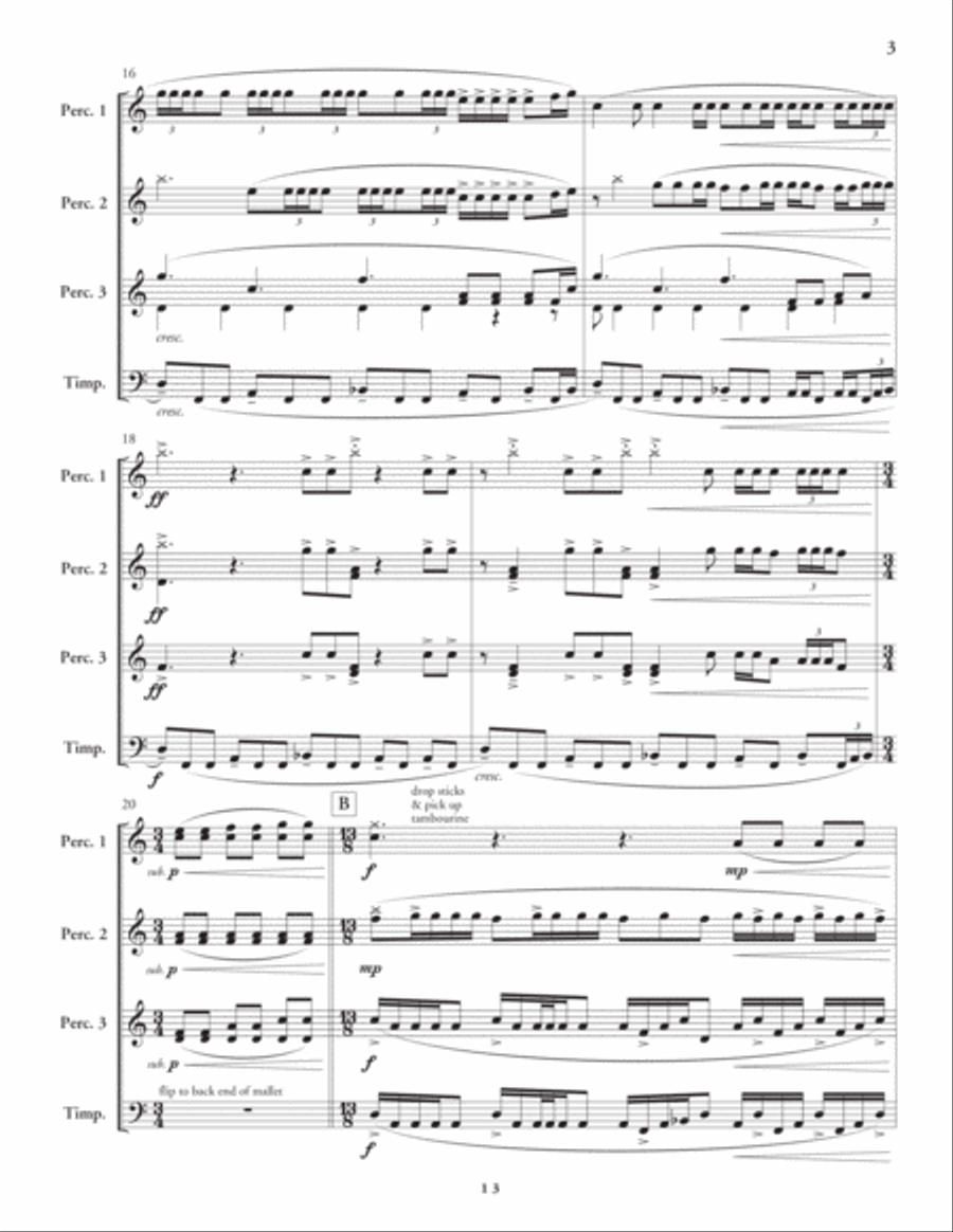 13 13 Percussion Ensemble scores gallery preview page 4
