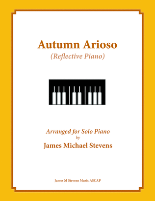 Book cover for Autumn Arioso - Reflective Piano