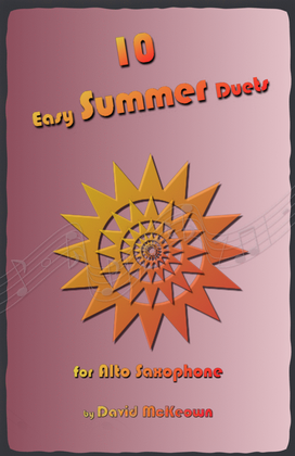 10 Easy Summer Duets for Alto Saxophone