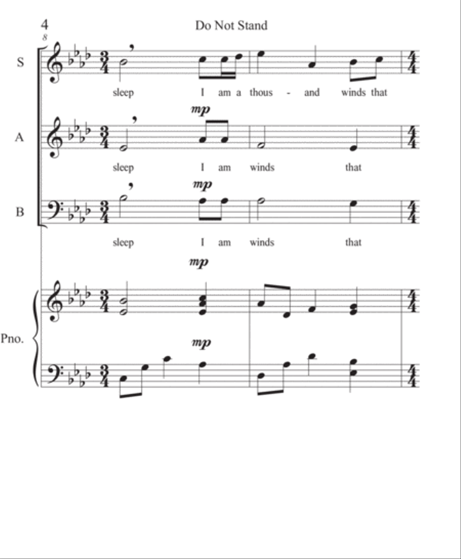 Do Not Stand 3-Part scores gallery preview page 4