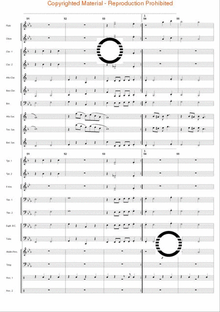Swingin' at the Riverside Concert Band scores gallery preview page 23