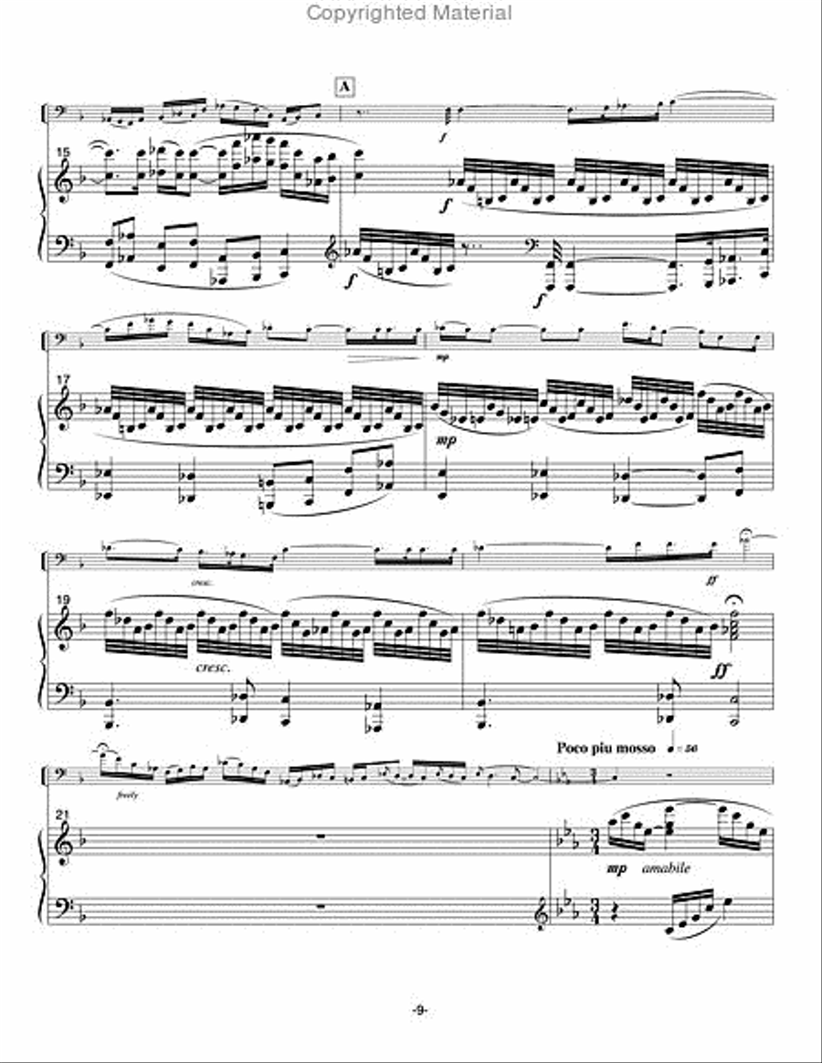 Concerto del Garda Euphonium scores gallery preview page 12