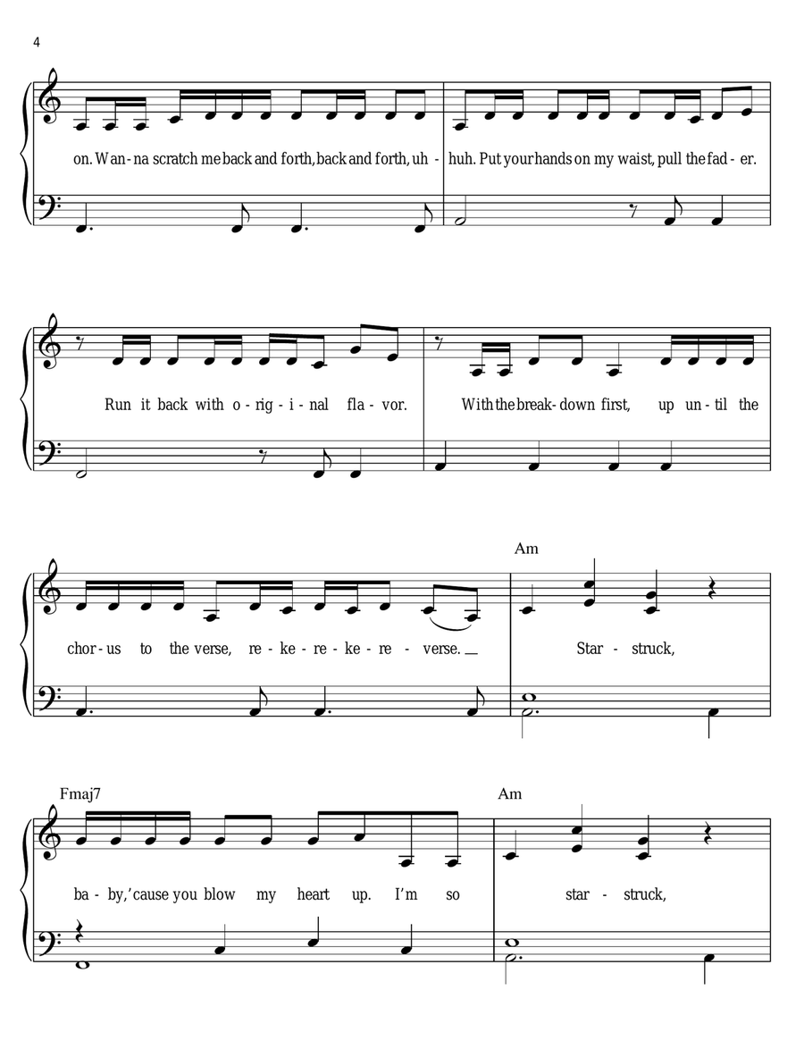Starstruck Voice scores gallery preview page 4