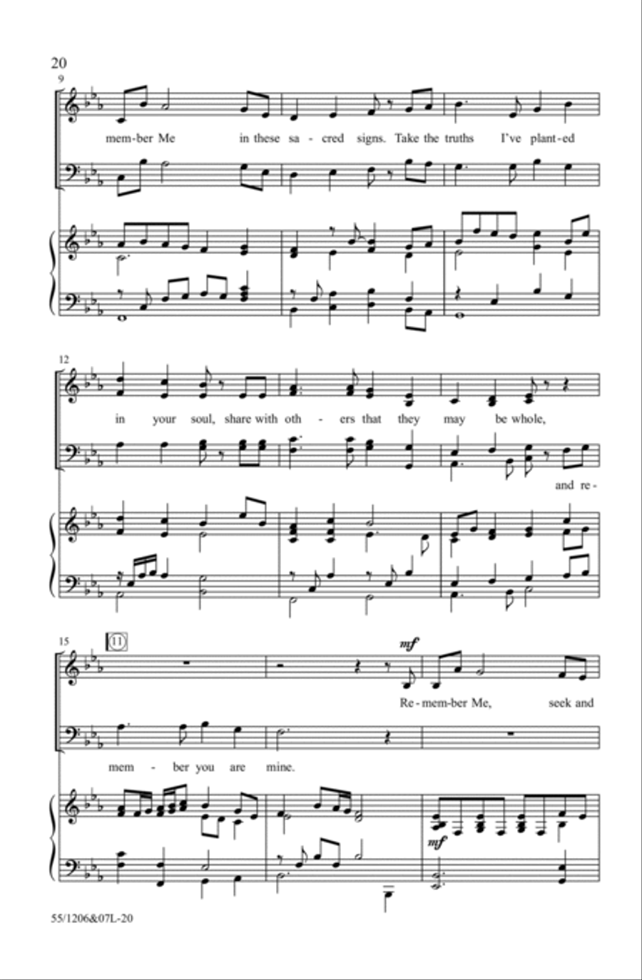 No Greater Love 4-Part scores gallery preview page 20