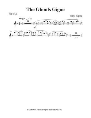 The Ghouls Gigue <I>(from Three Dances for Halloween)</I> full orchestra) - Flute 2 part