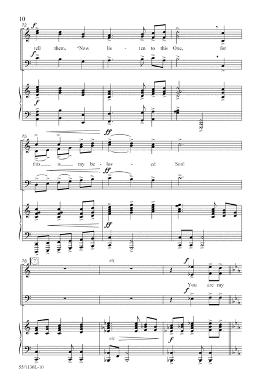 Journey to the Cross 3-Part scores gallery preview page 11