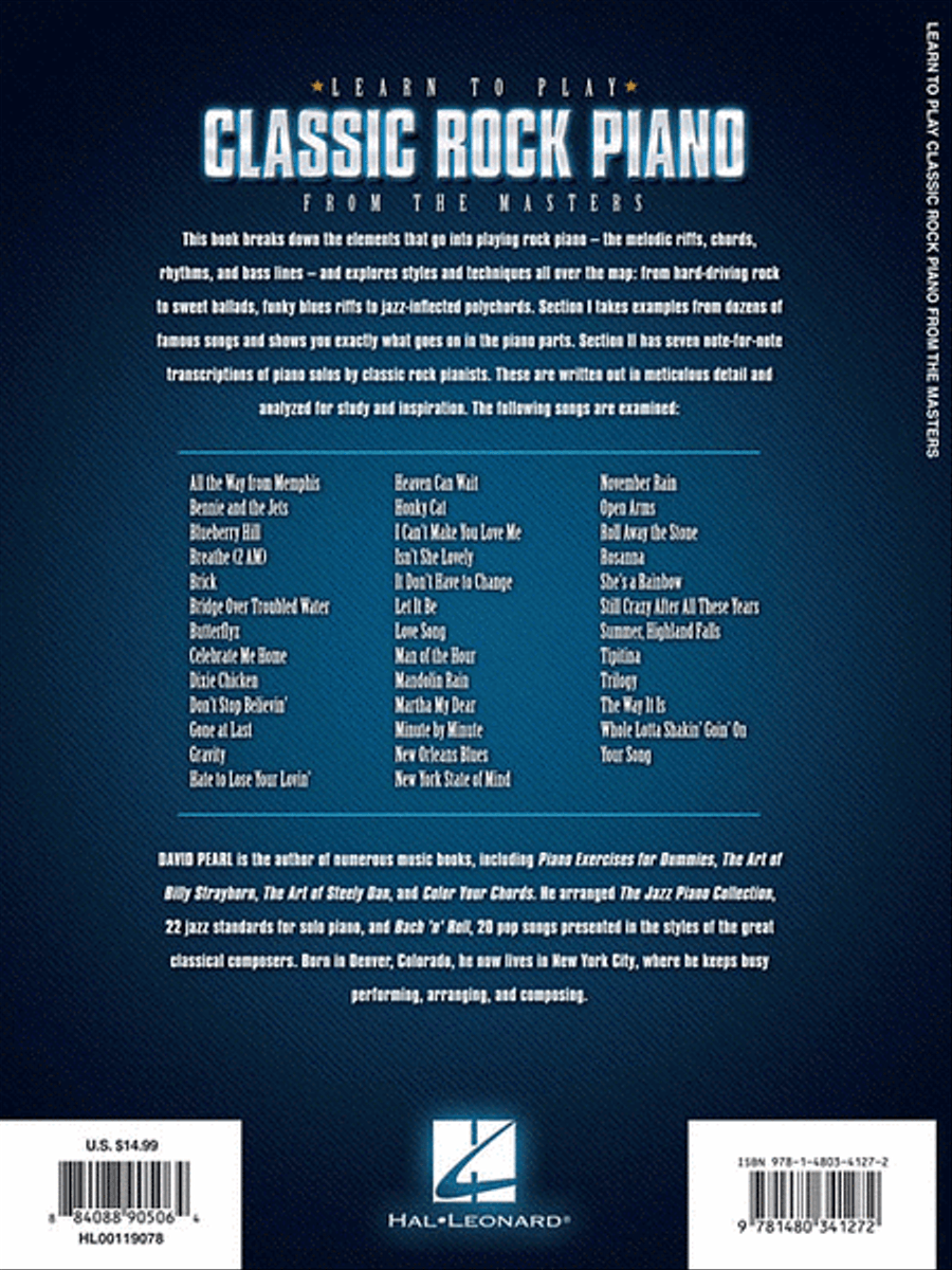 Learn to Play Classic Rock Piano from the Masters Piano Method scores gallery preview page 2