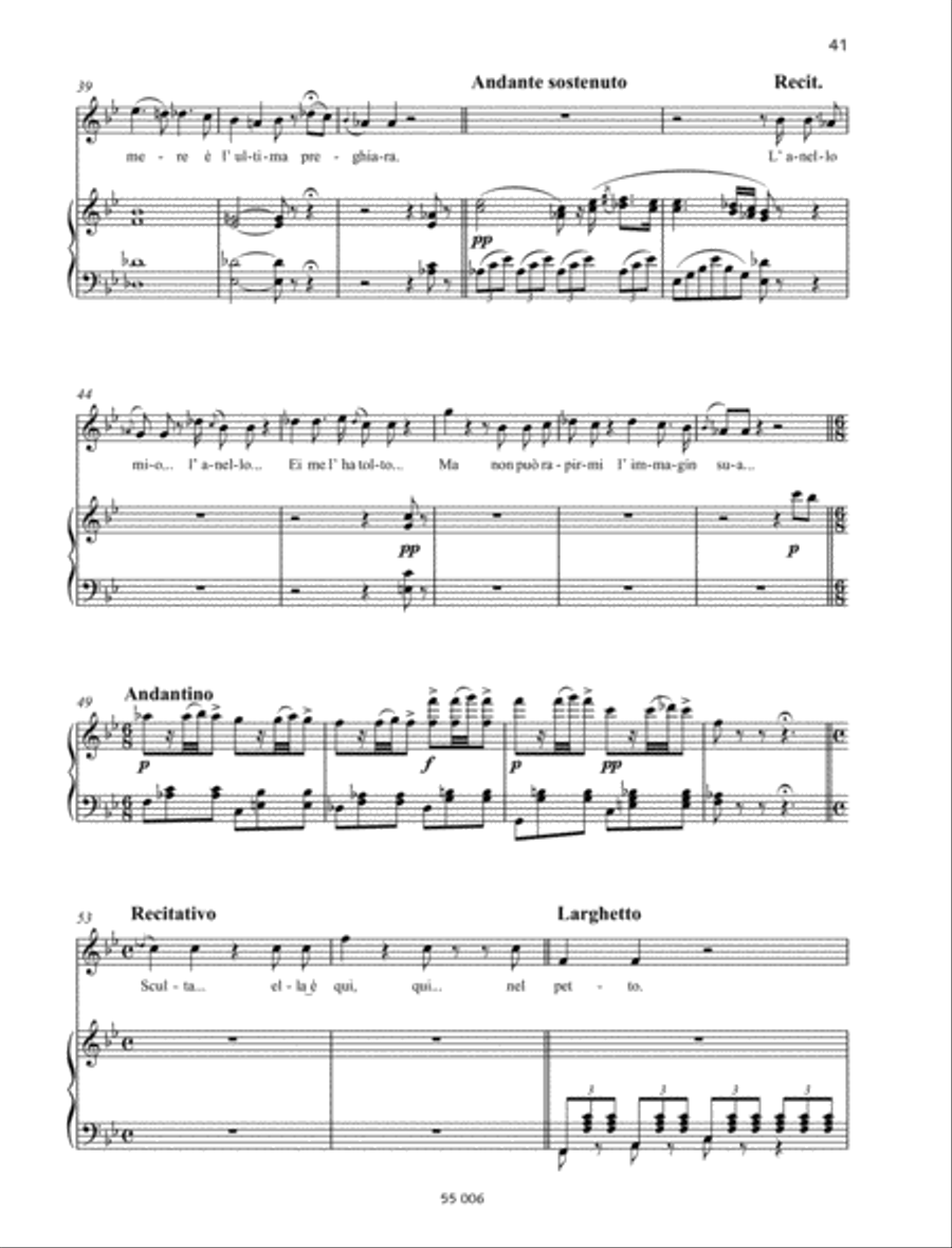 Ah! Non credea mirarti Ah! Non credea mirarti Soprano Voice scores gallery preview page 3