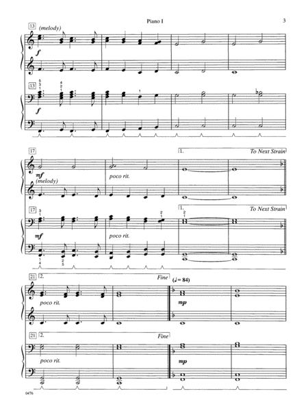 Trumpet Call - Piano Quartet (2 Pianos, 8 Hands)