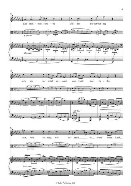 Geistliches Wiegenlied, Op. 91 No. 2 (A-flat Major)
