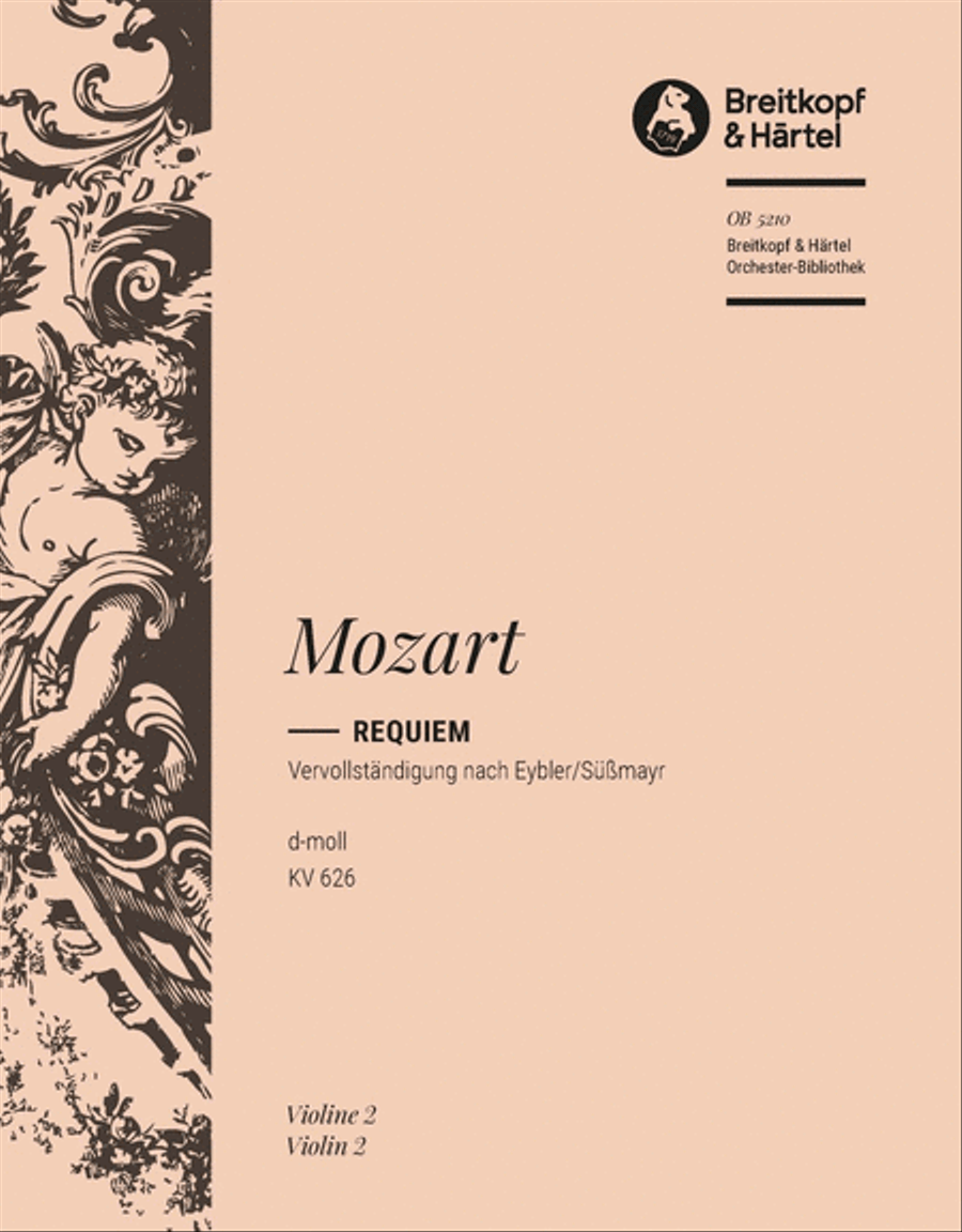 Requiem in D minor K. 626 4-Part scores gallery preview page 1