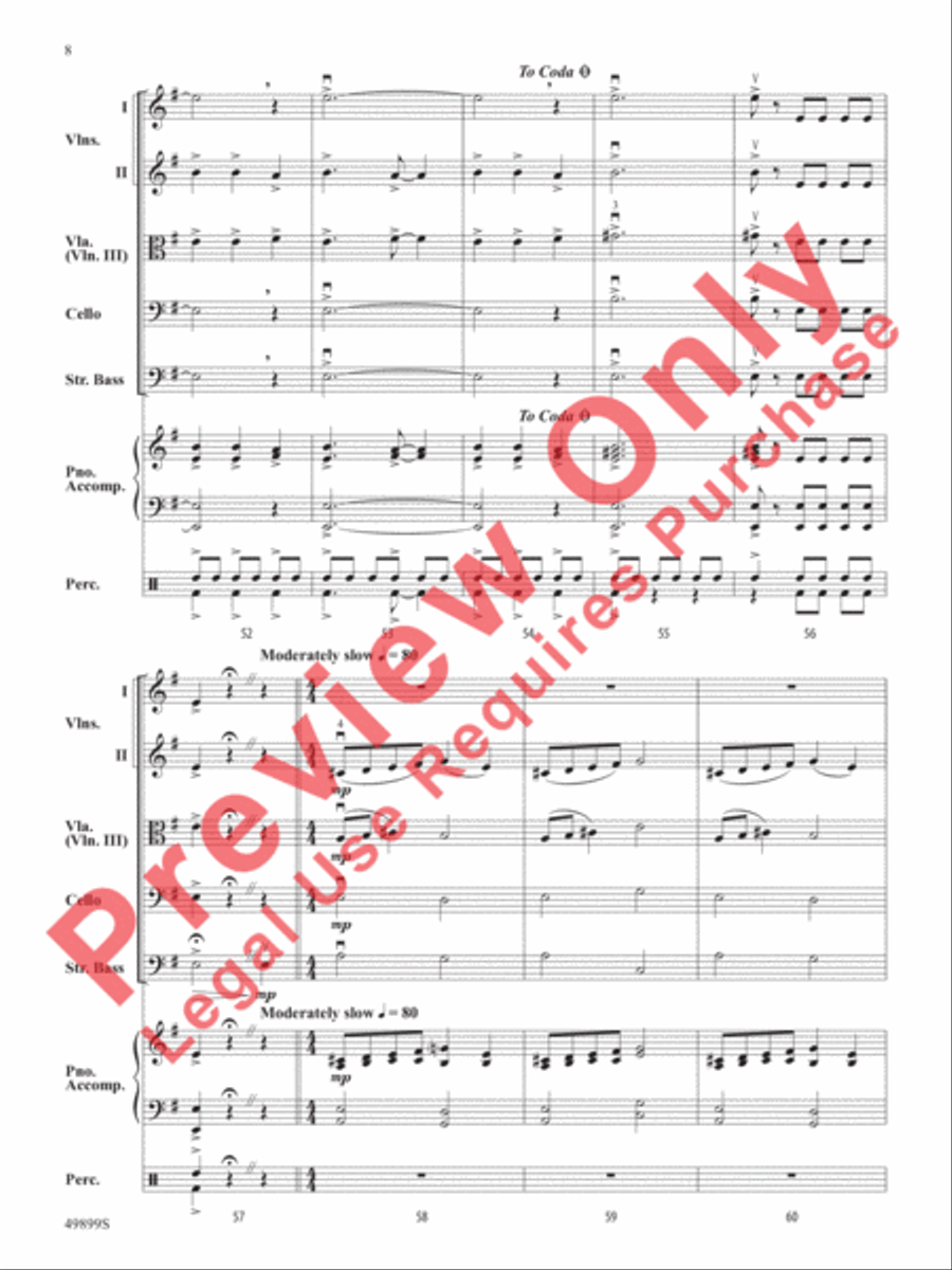 Kingsgate Castle String Orchestra scores gallery preview page 9